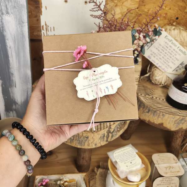 Bomboniera sostenibile candela EcoFattoArt